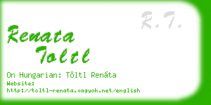 renata toltl business card