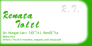 renata toltl business card